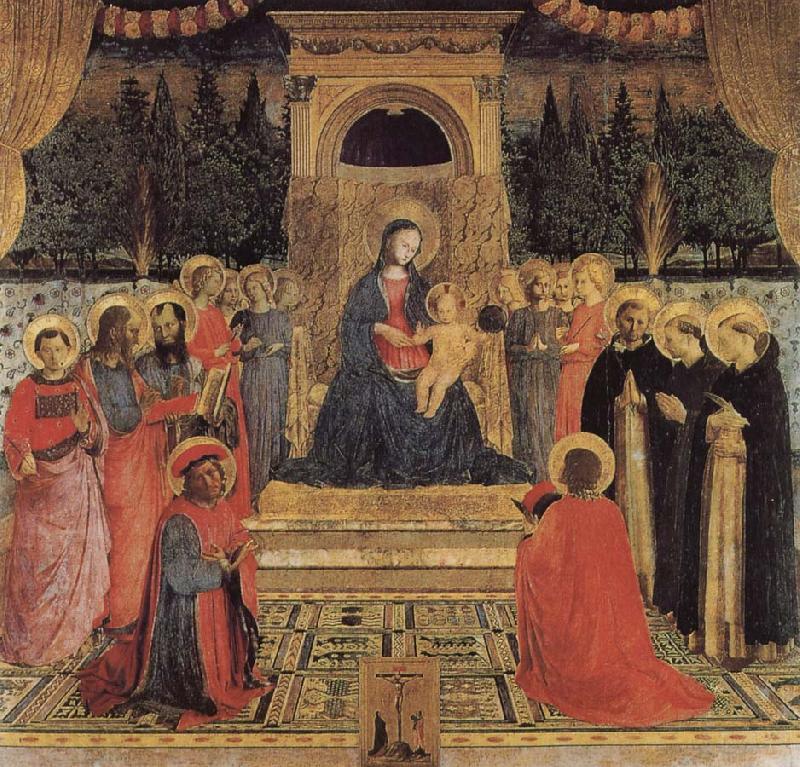 Sandro Botticelli St. Mark's decoration Norge oil painting art